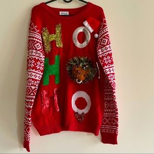 Lavender Moon Christmas Sweater (L)